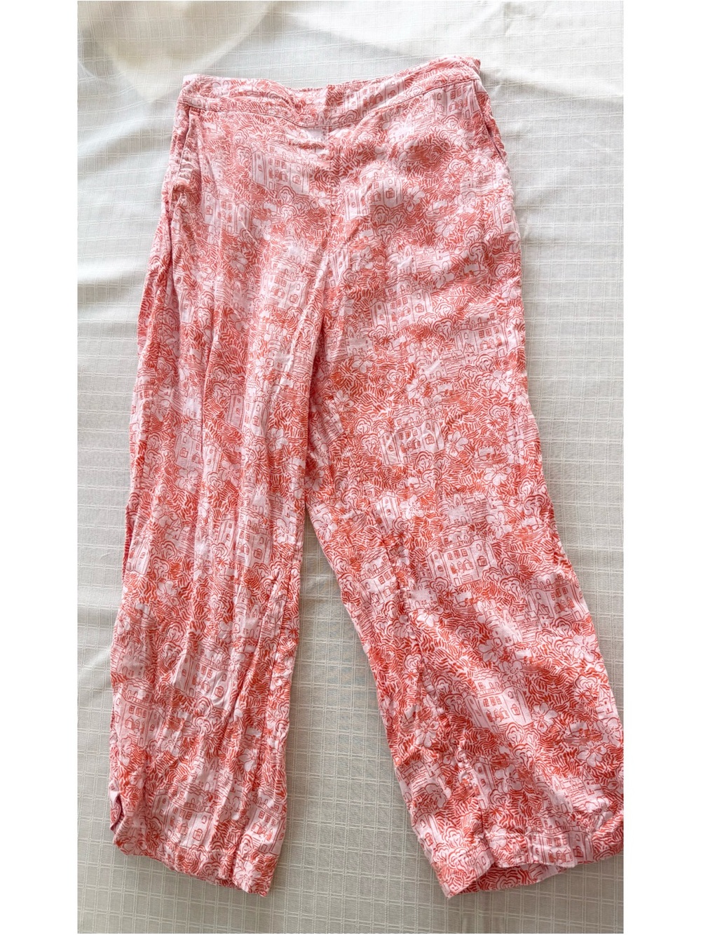Medium Cynthia Rowley linen blend European summer vacation pants